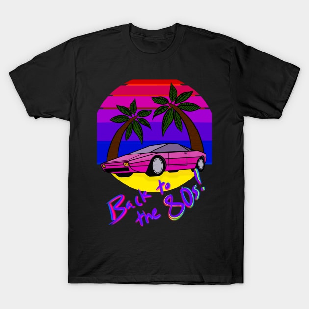 Back to the 80s T-Shirt by ChristophZombie